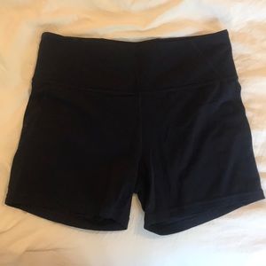 Athleta 5” biker shorts navy blue